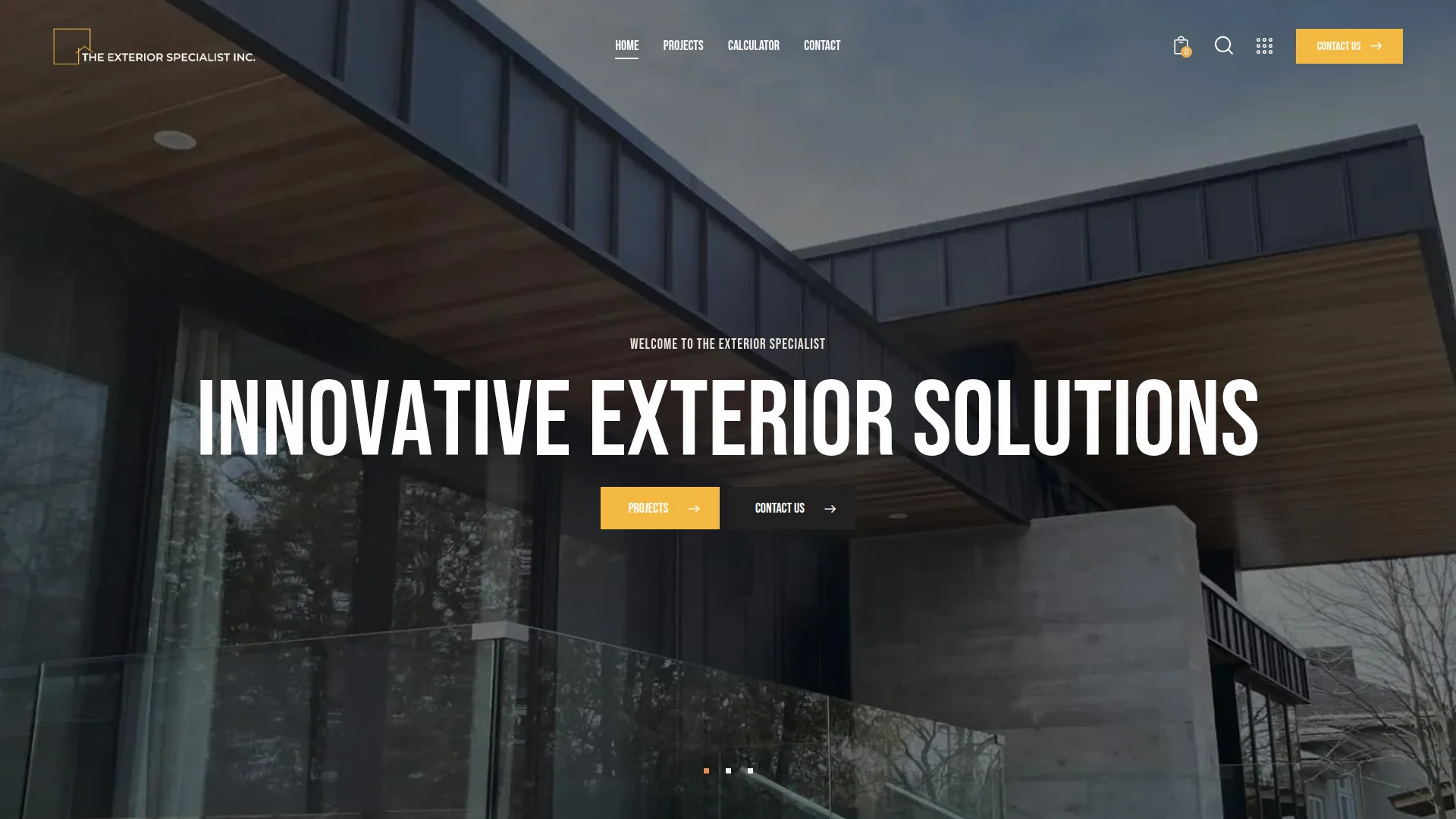 The Exterior Specialist - Business Website